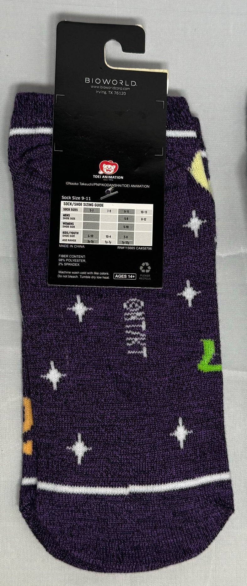 Sailor Scout Symbol Socks (Purple)