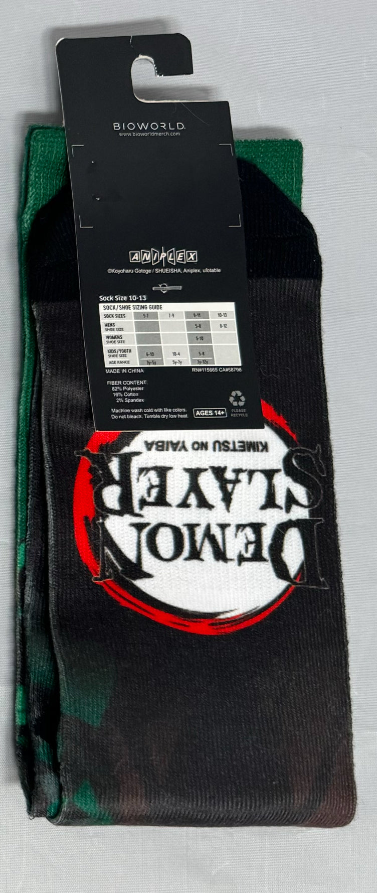 Tanjiro Crew Socks