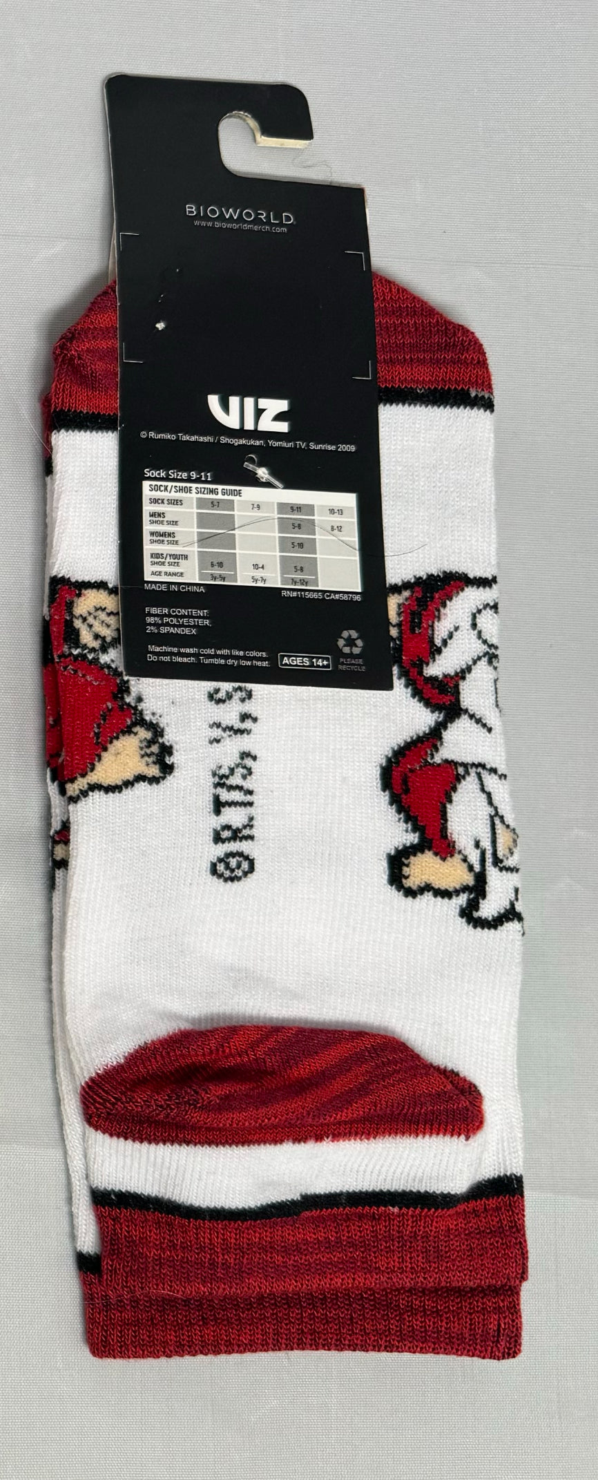 Inuyasha Sit Boy! Socks