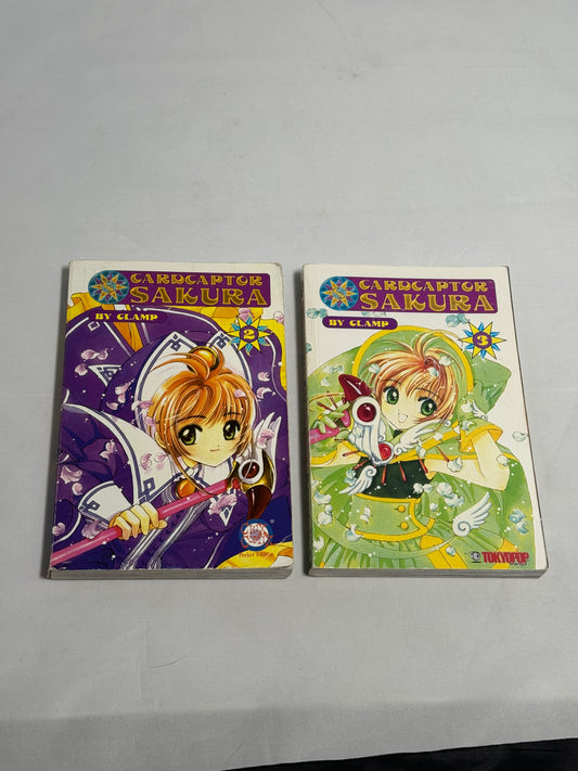 Card Captor Sakura Manga Vol 2 and 3